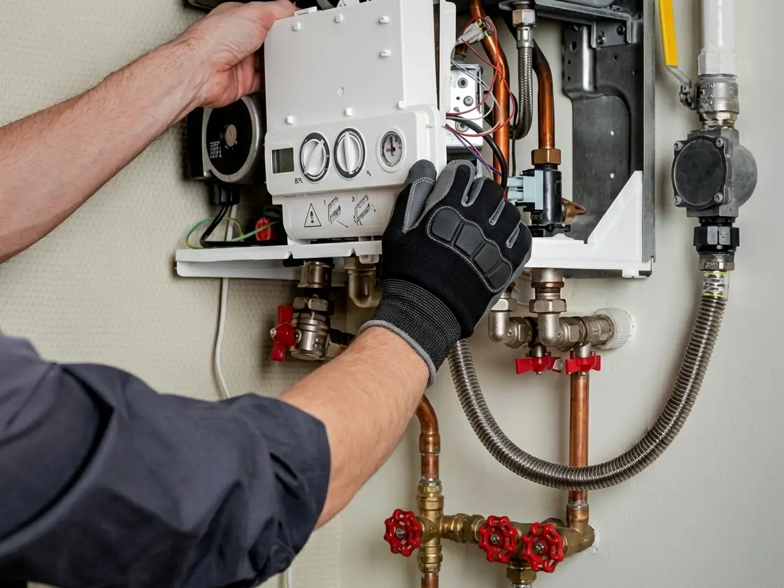Boiler repair by a R.I.T.E. certified plumber in Fuengirola