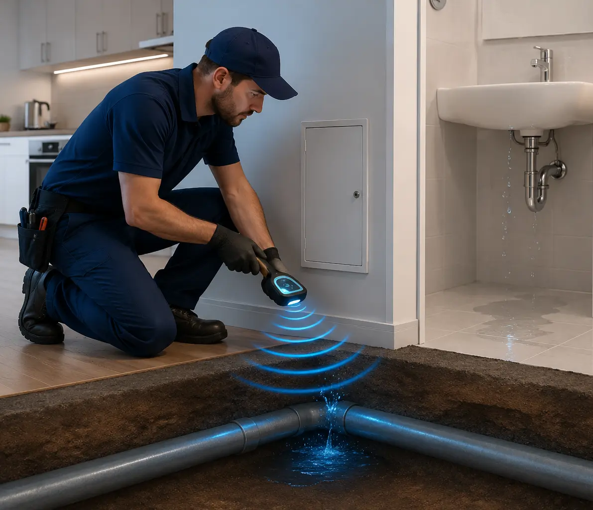 Water leak detection service in Fuengirola